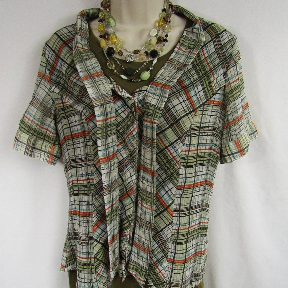 Women's 3 Piece Outfit | Vintage DCC Missy | M/Duluth Trading Co | L/Necklace - Picture 4 of 7